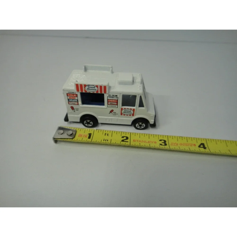 Hot Wheels 1983 Good Humor Truck White Die-Cast Ice Cream Van Mattel Malaysia